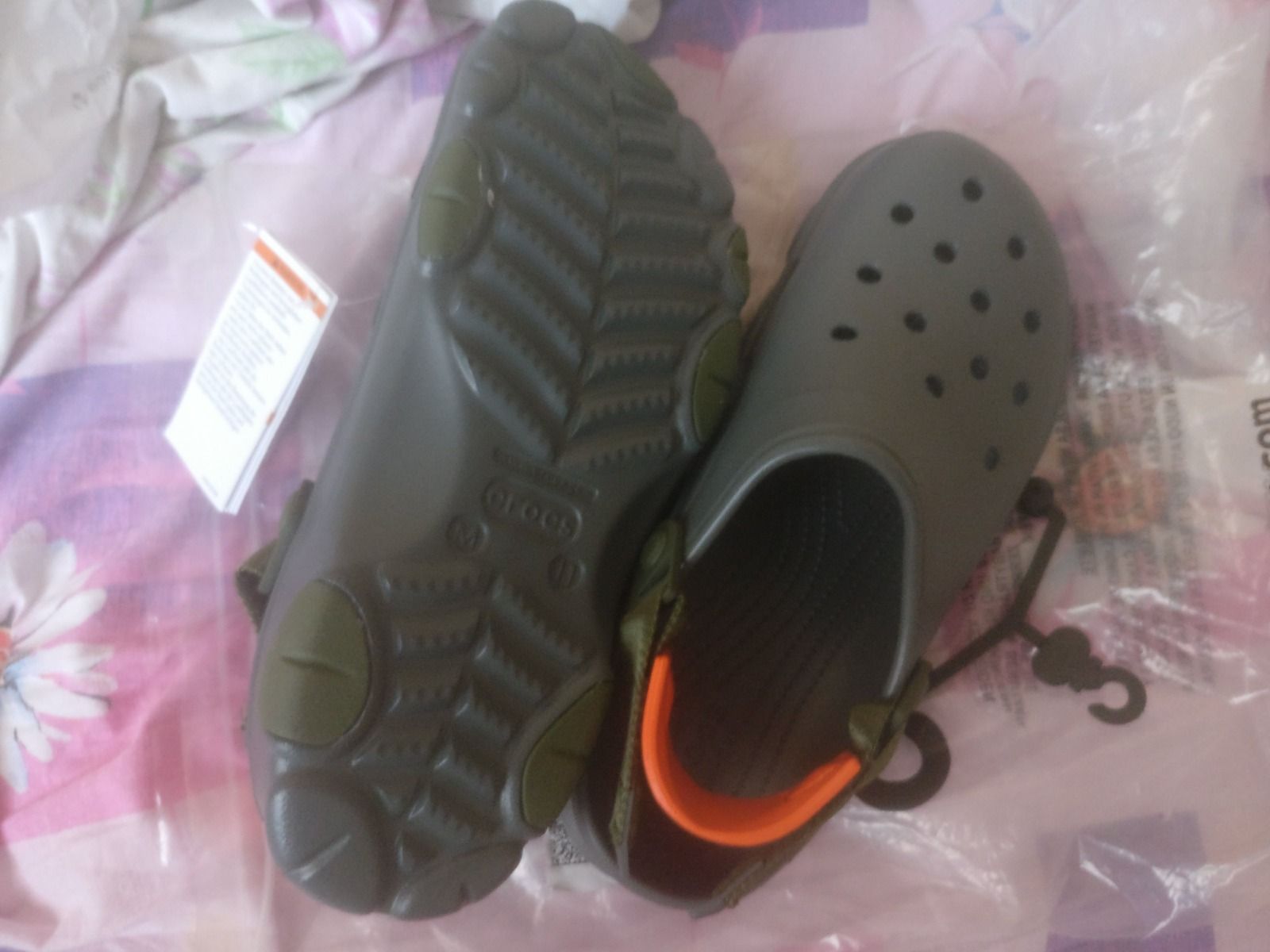 Новые оригинальные сандалии Crocs Classic All Terrain Clog, серые, 45-46 размер