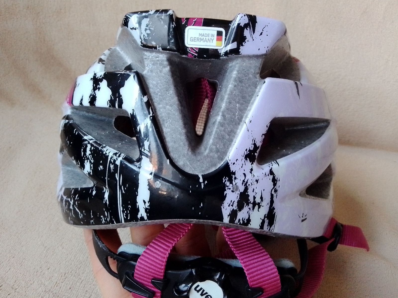 шлем Uvex air wing white-pink 52-57см