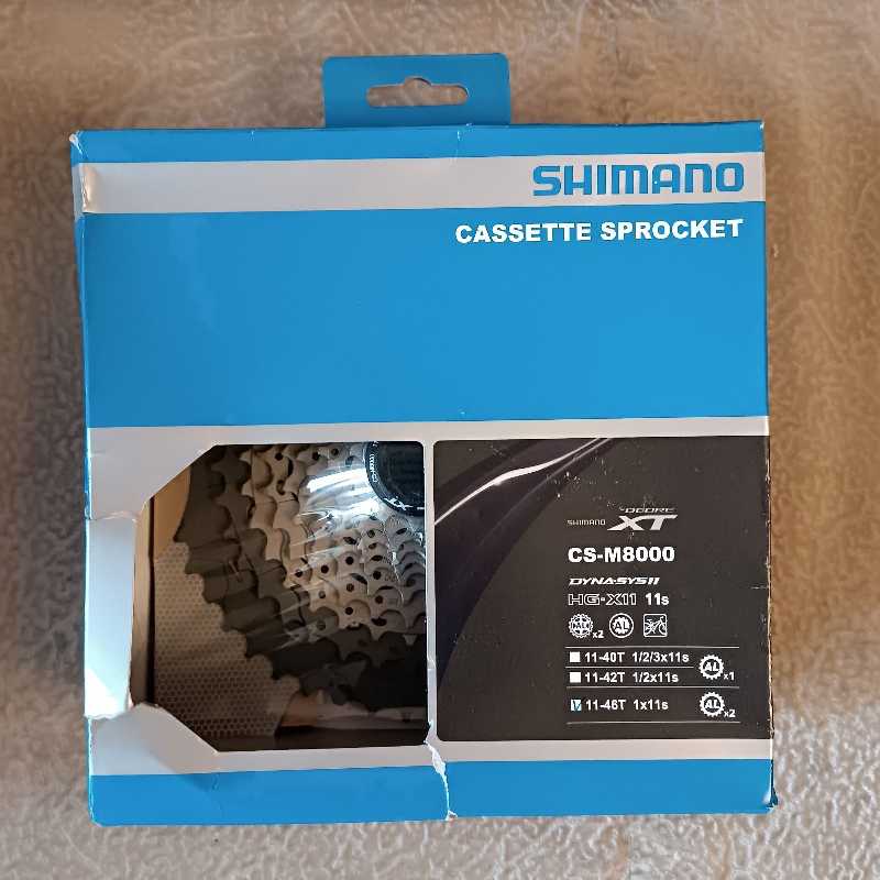 Кассета Shimano XT CS-M8000, 11 скоростей 11-46