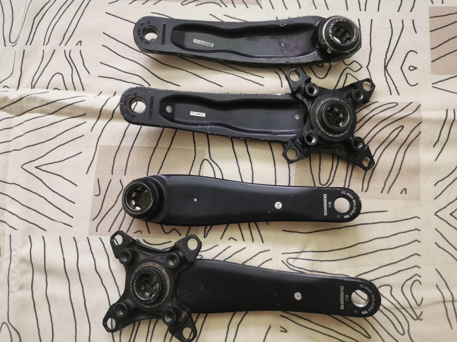 Шатуны каретки Octalink Shimano