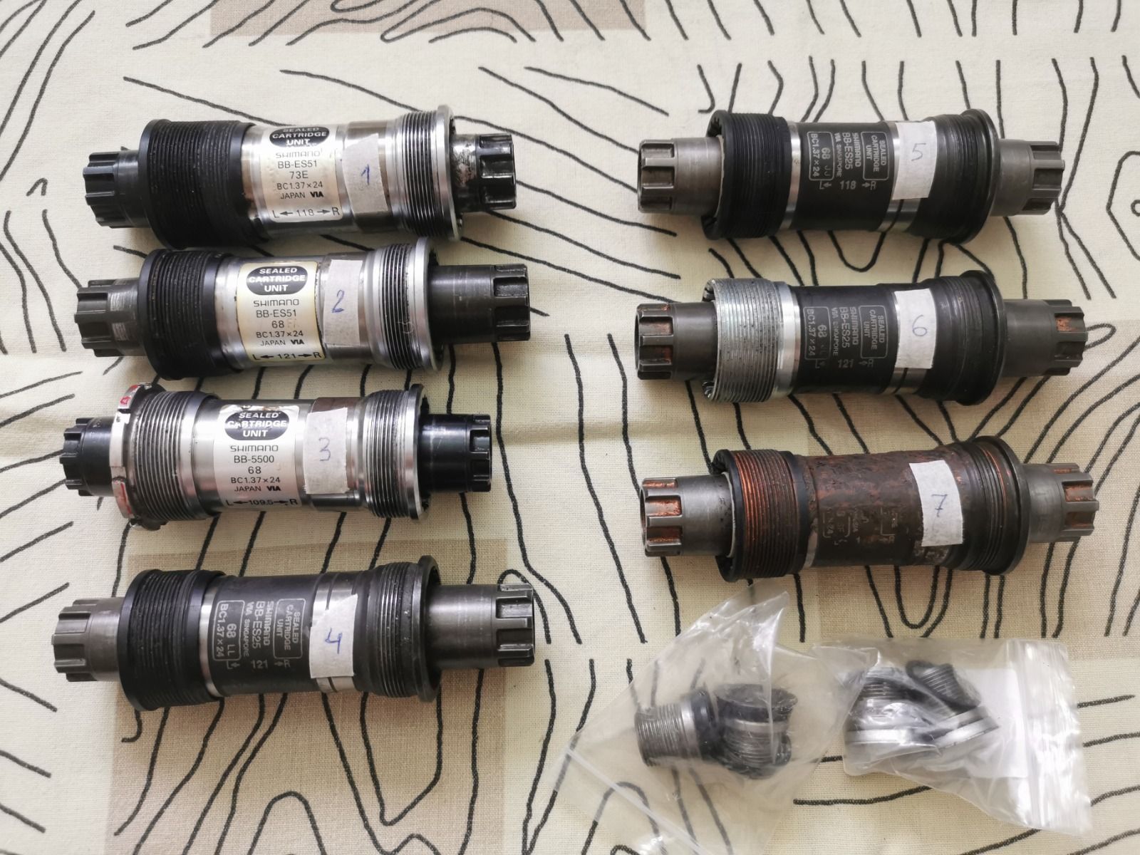 Шатуны каретки Octalink Shimano