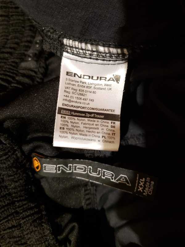 Endura Hummvee Zip Off Trousers SS17 велоштаны/велошорты + велопамперс