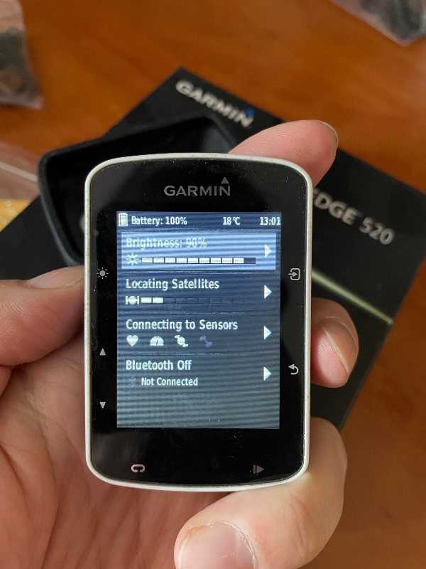 Garmin Edge 520 с датчиками