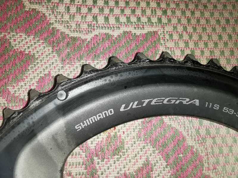 Шатун правый и звезды Shimano 105 Ultegra