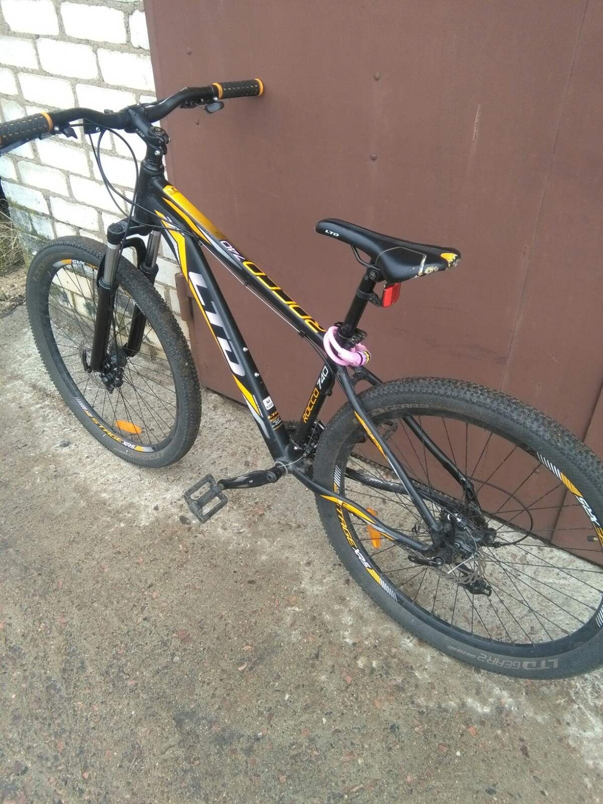 Велосипед Ltd Rocco 740 black-orange 27,5