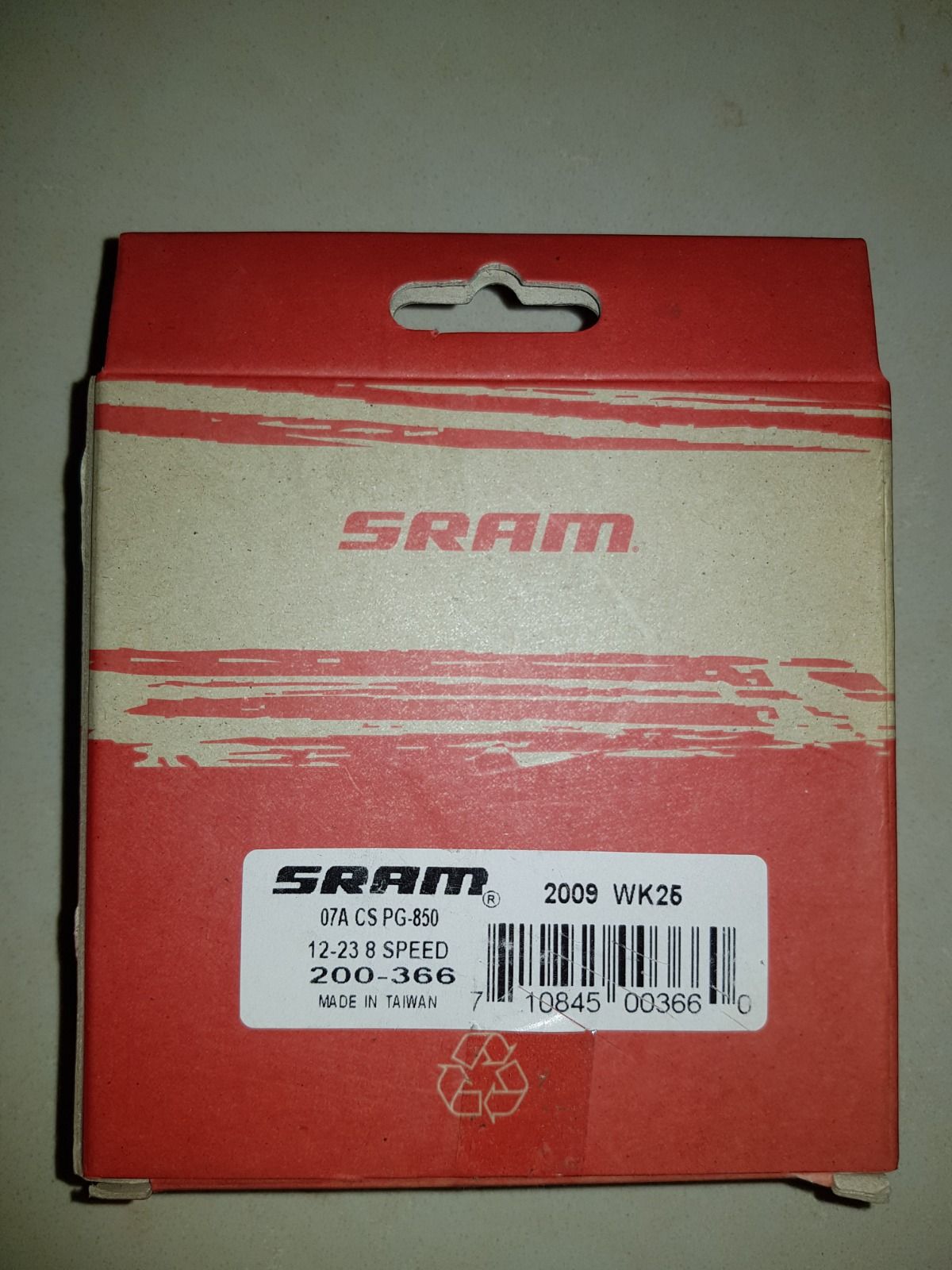 Кассета SRAM PG-850 8ск, 12-23, вес 186г