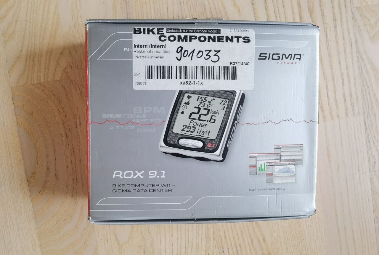Велокомпьютор Sigma ROX 9.1