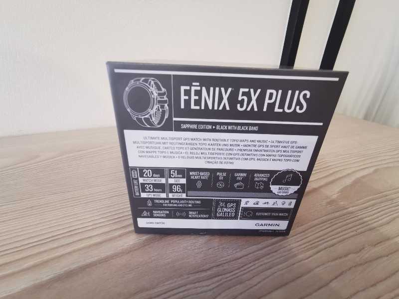 Garmin Fenix 5X Plus Sapphire комплект