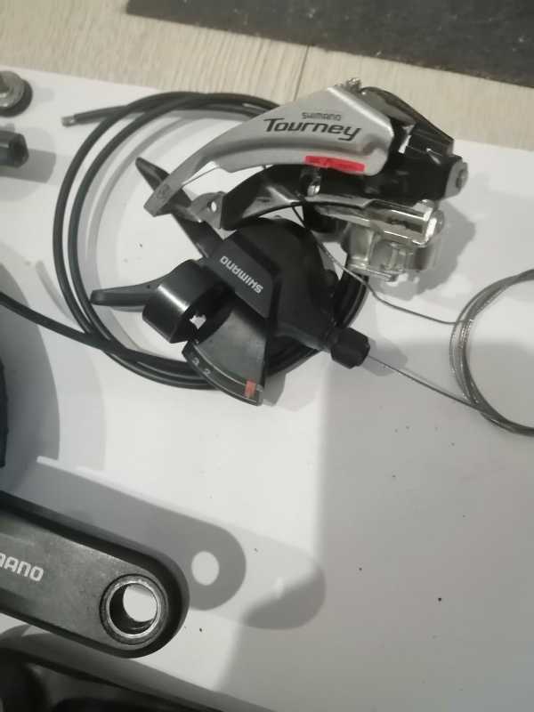 Система шатунов Shimano Tourney FC-TX801 170 мм кв. 48/38/28 с защитой
