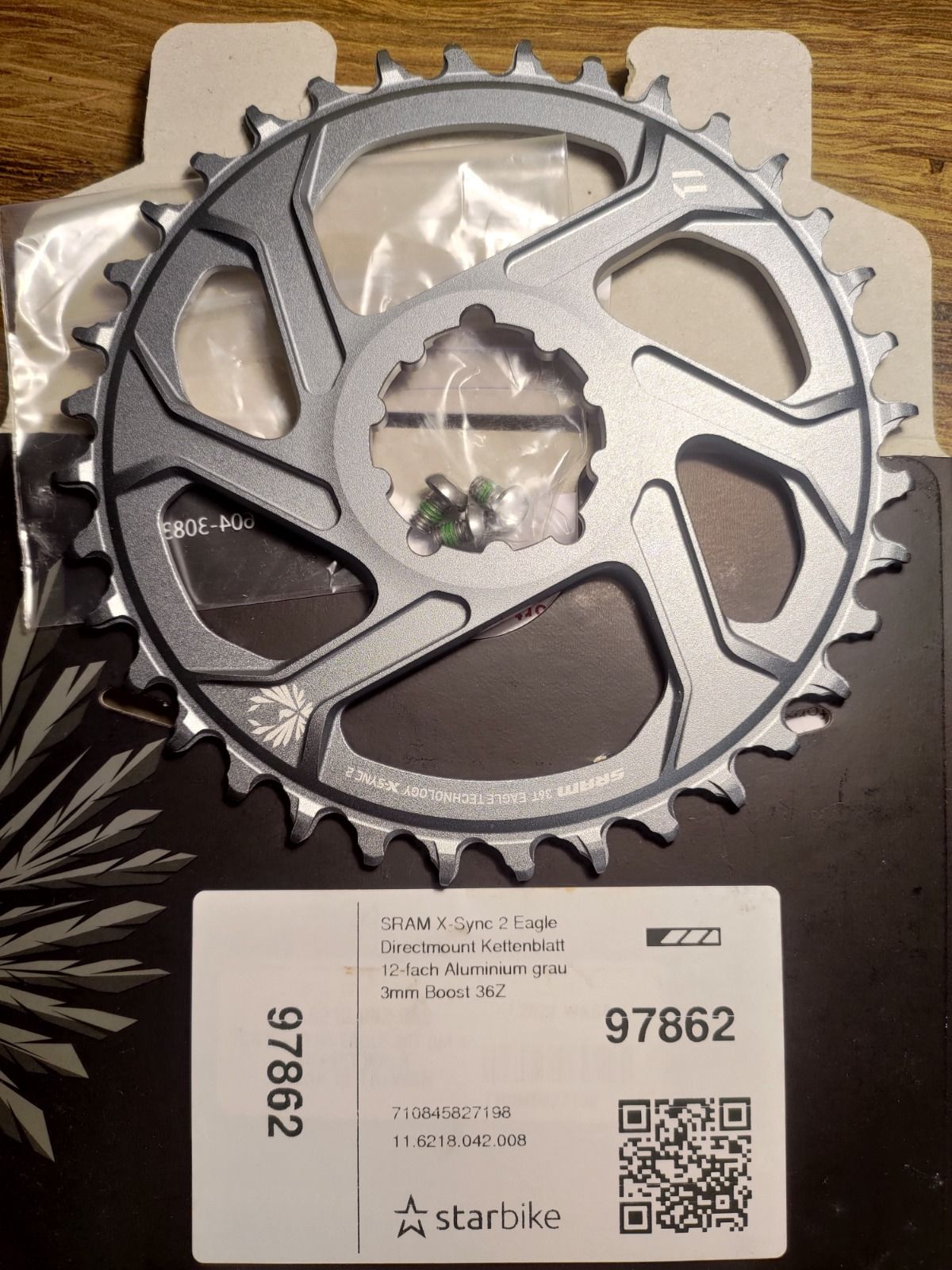 Sram X-Sync 2 Eagle Boost Direct Mount 3 mm Offset Chainring Polar Gray