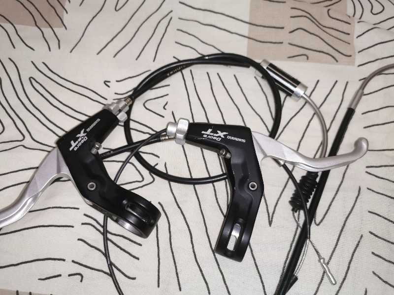 Полный комплект ви-брейк тормозов Shimano Deore XT