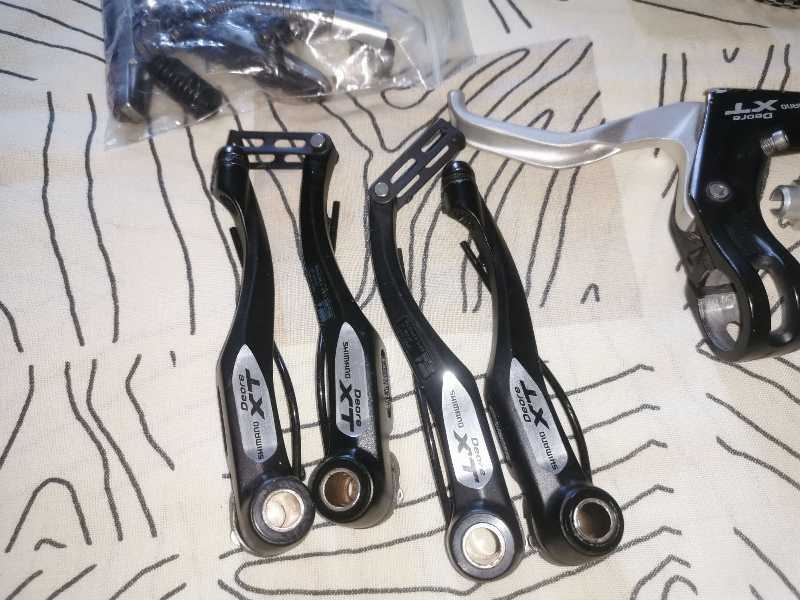 Комплекты ви-брейк тормозов Shimano Deore XT и Avid