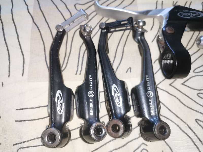 Комплекты ви-брейк тормозов Shimano Deore XT и Avid