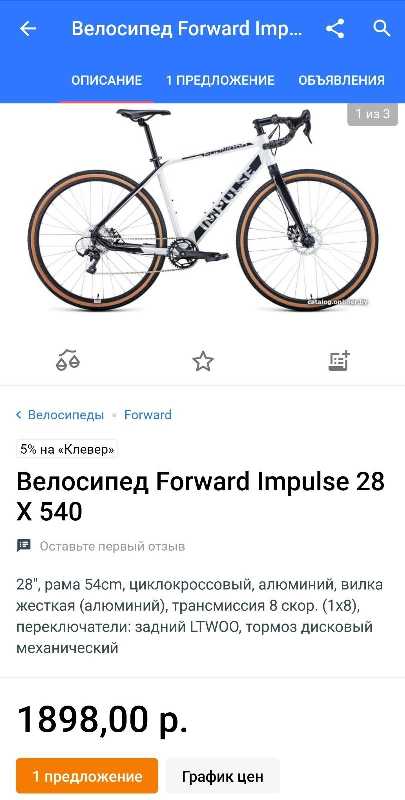 Гравийный велосипед Forward Impulse 28 X