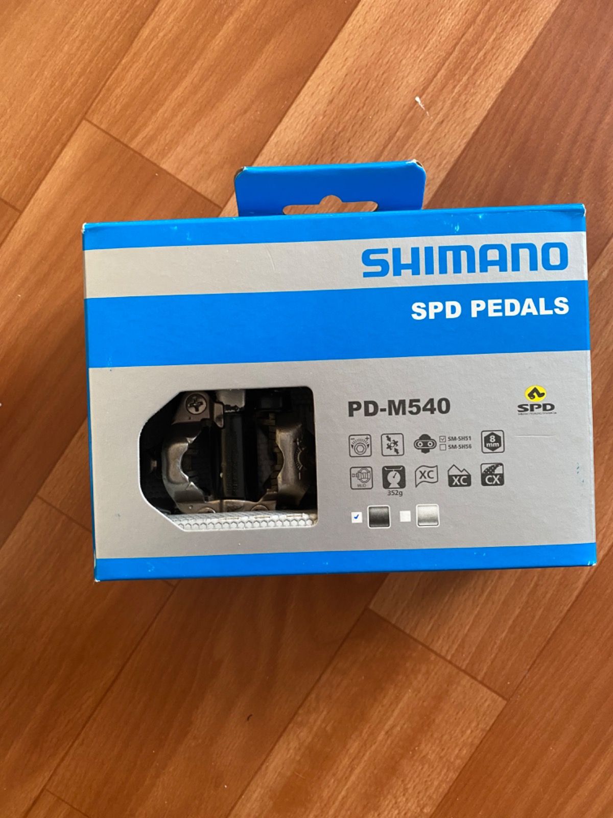 Педали контактные Shimano SPD PD-M540, black