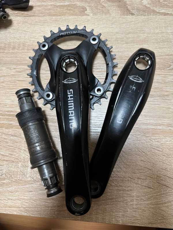 Система шатунов shimano deore