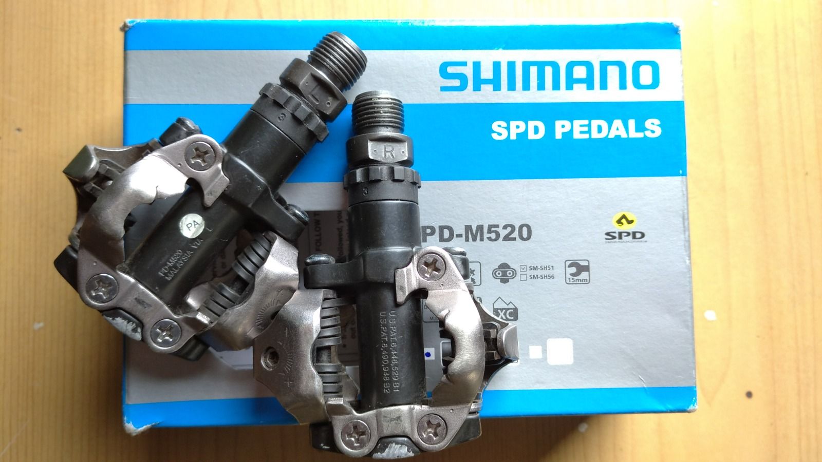 Педали Shimano PD-M520