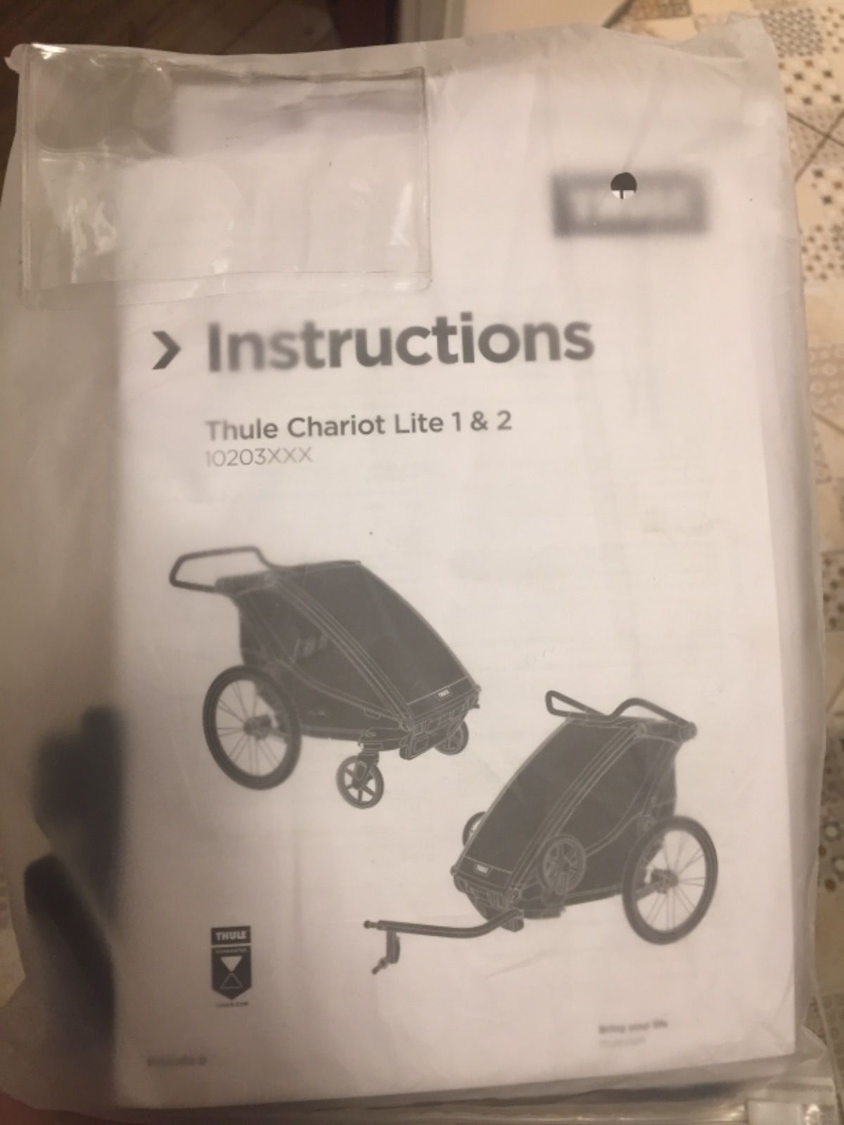 Детский велоприцеп Thule Chariot Lite 1