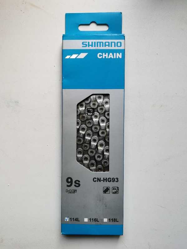 Цепь Shimano XT CN-HG93 9 скоростей