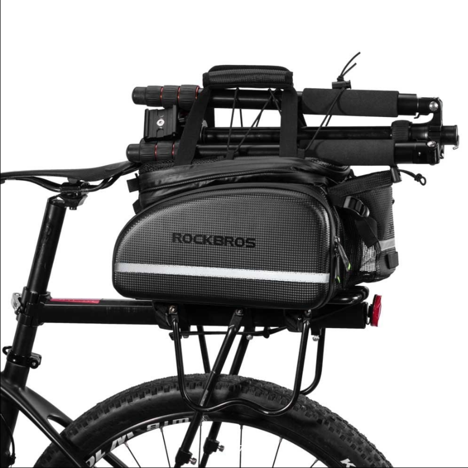Велосумка на багажник от RockBros + велобагажник Cube RFR