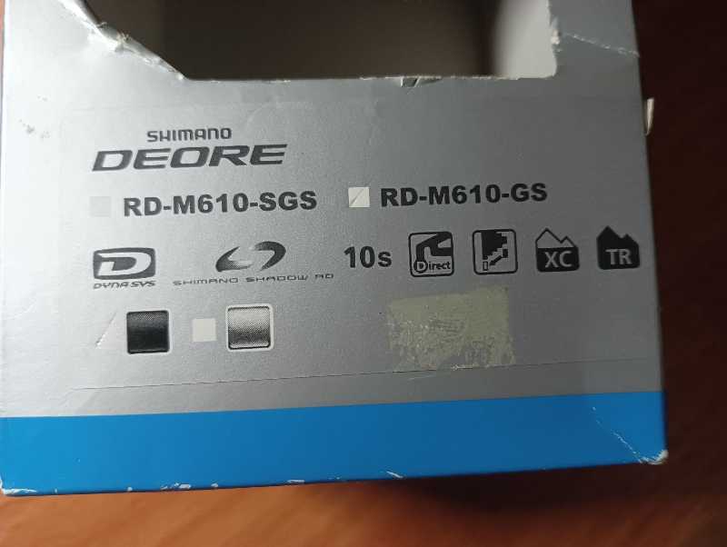 Переключатель задний SHIMANO Deore RD- M-610 GS