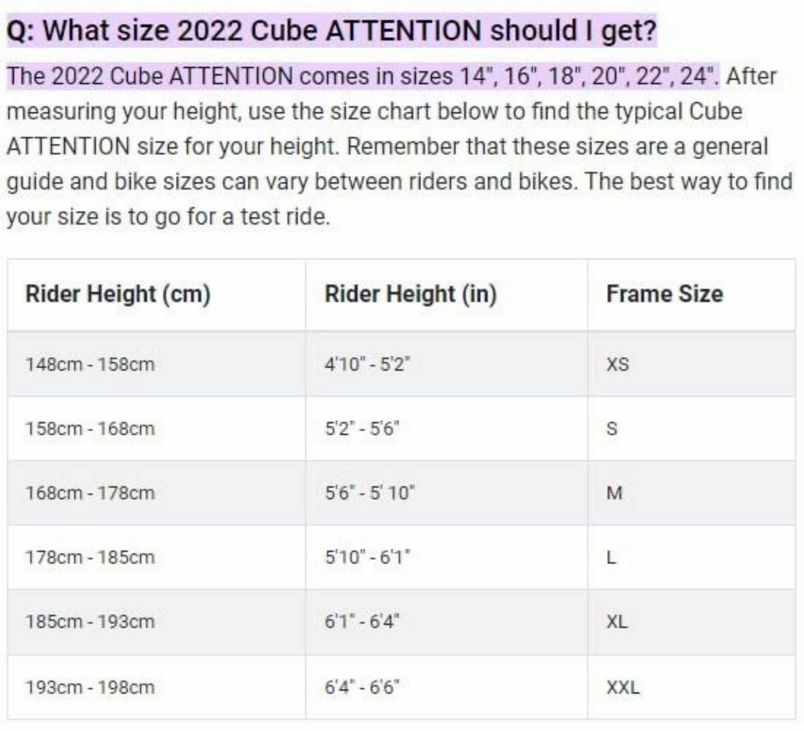 Велосипед cube attention 2022