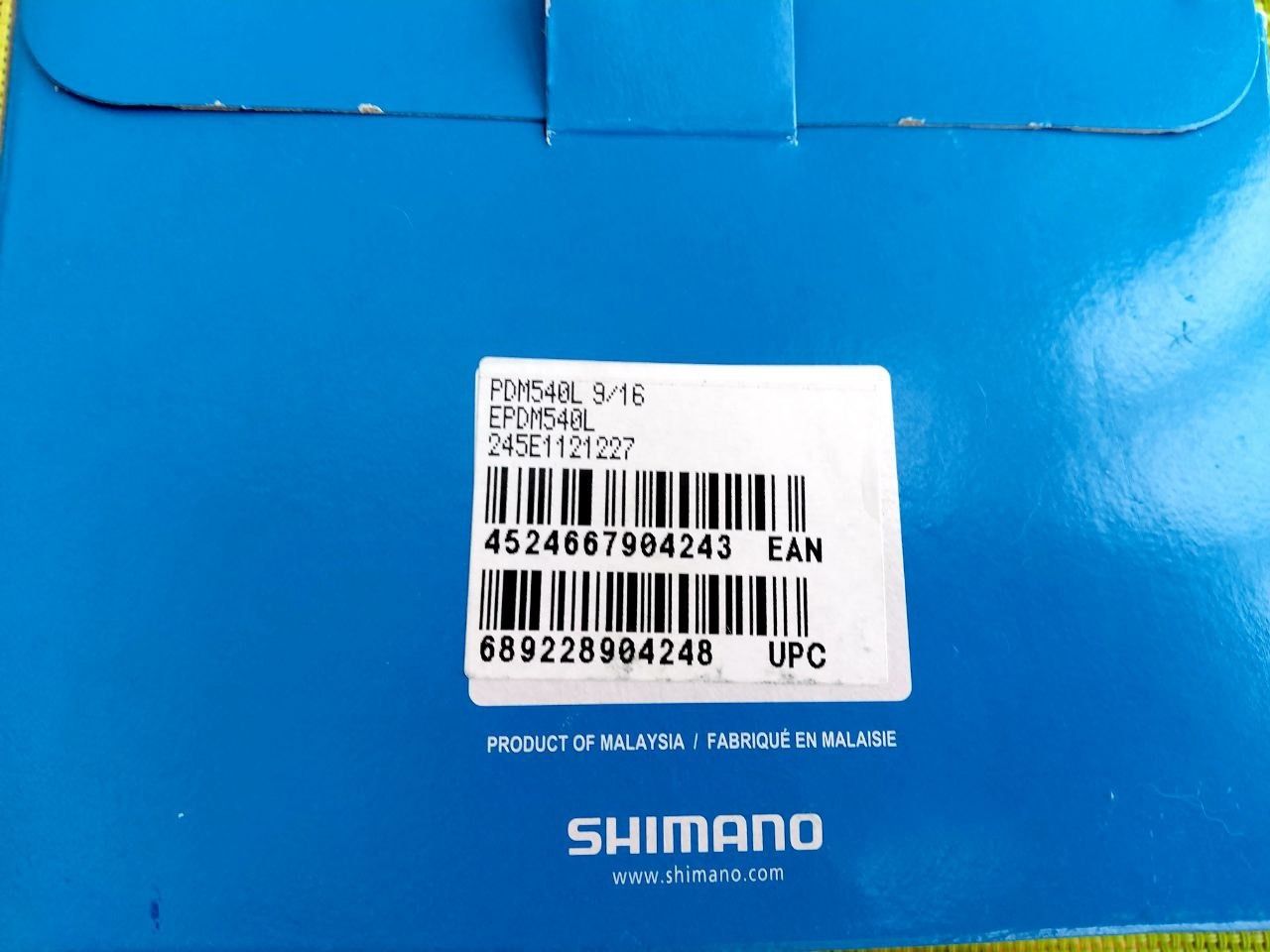 Прочные педали Shimano PD-M540 SPD с шипами