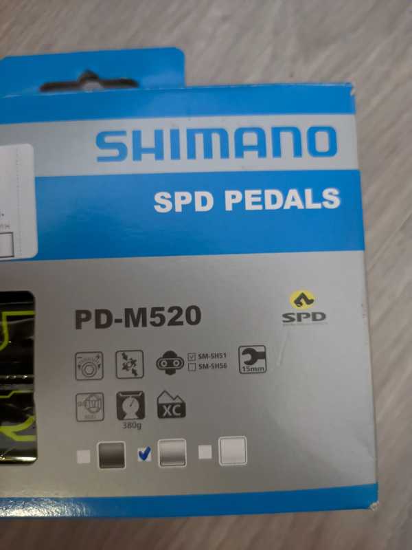Педали Shimano pd-m520