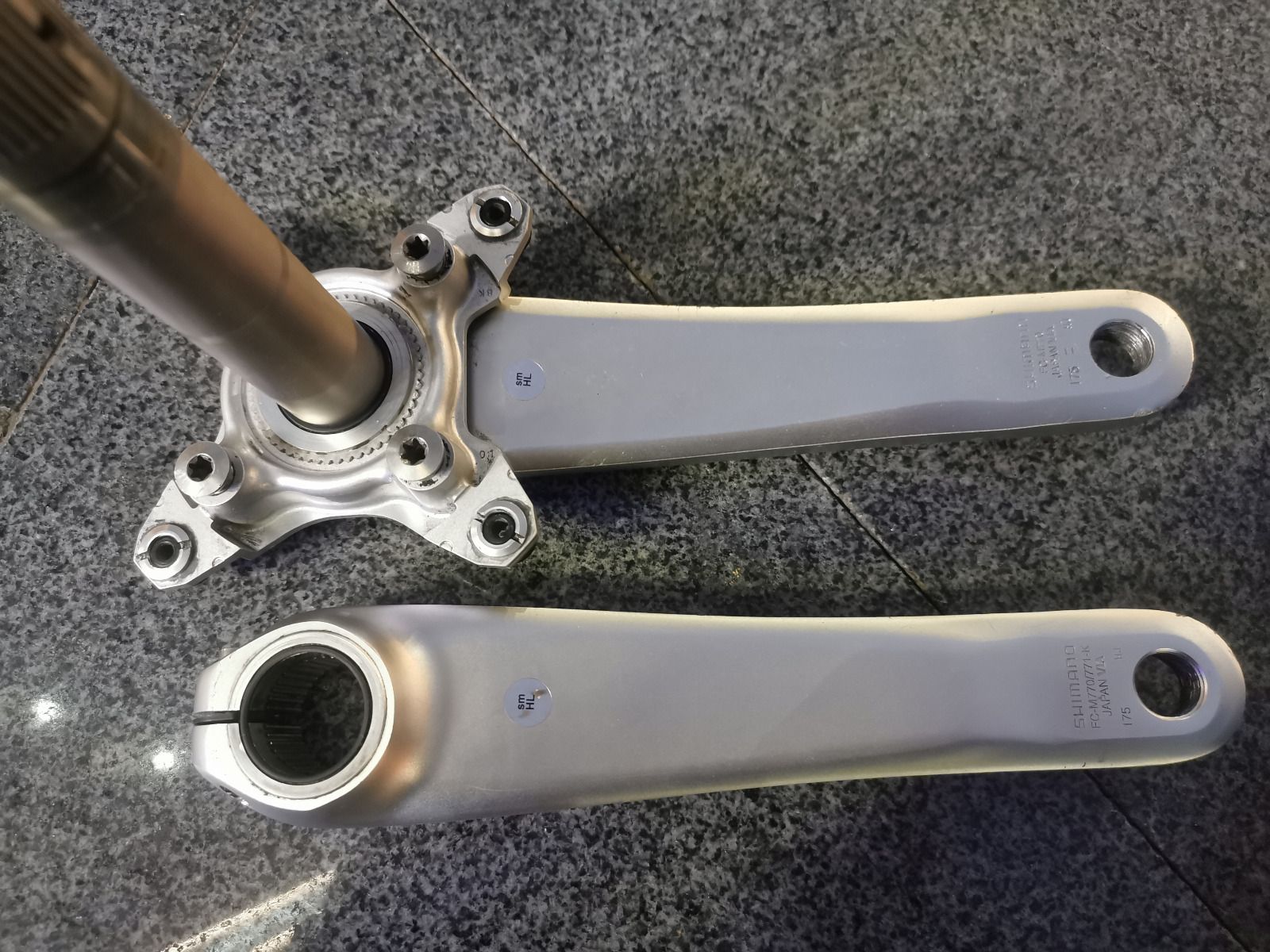 Педали West Biking SC-311 на промах, шатуны Shimano XT