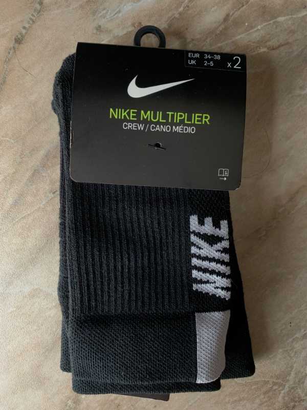 Носки Nike Multiplier 2 пары р.34-38