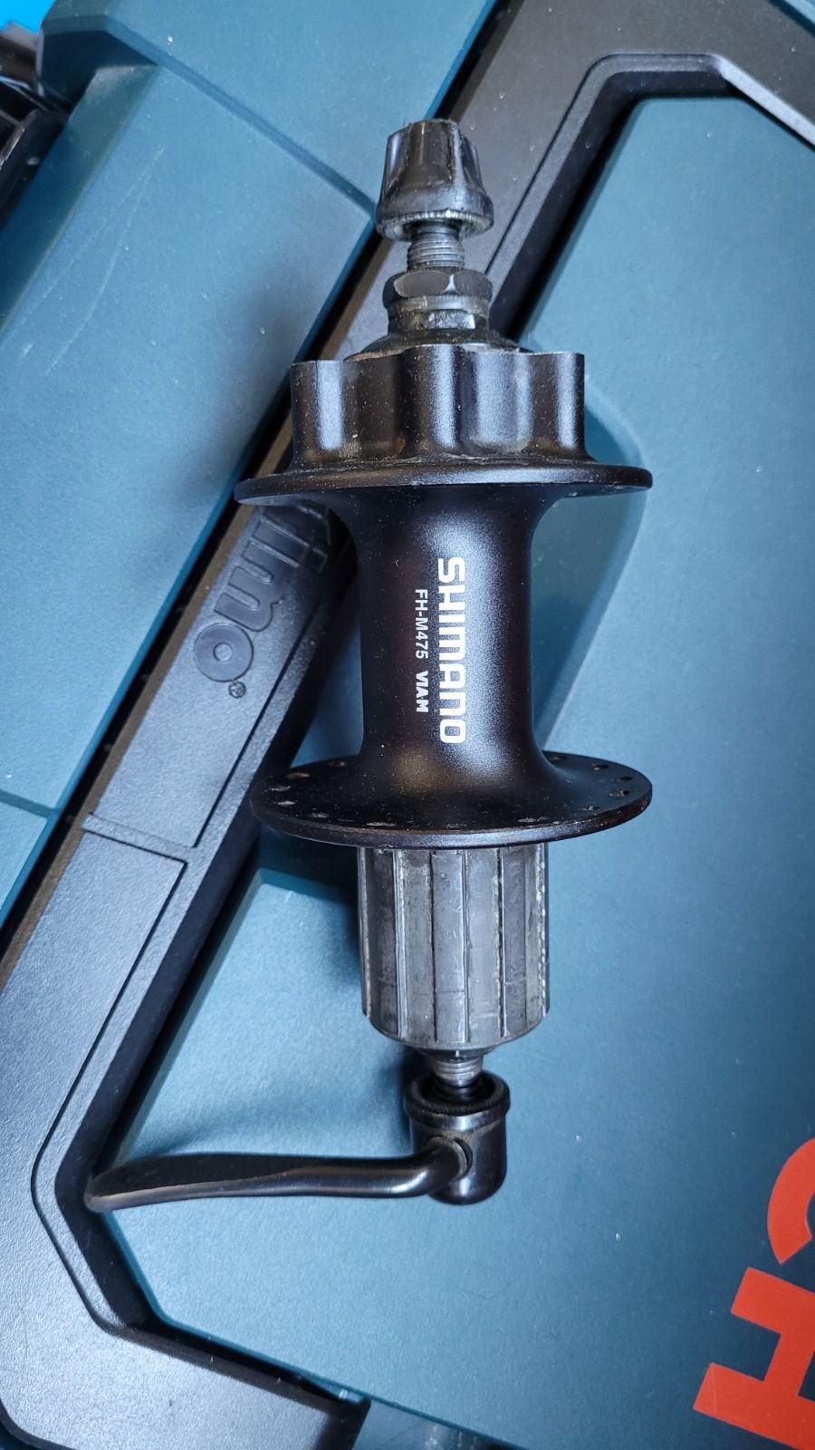 Задняя втулка shimano fh-m475 via с эксцентриком