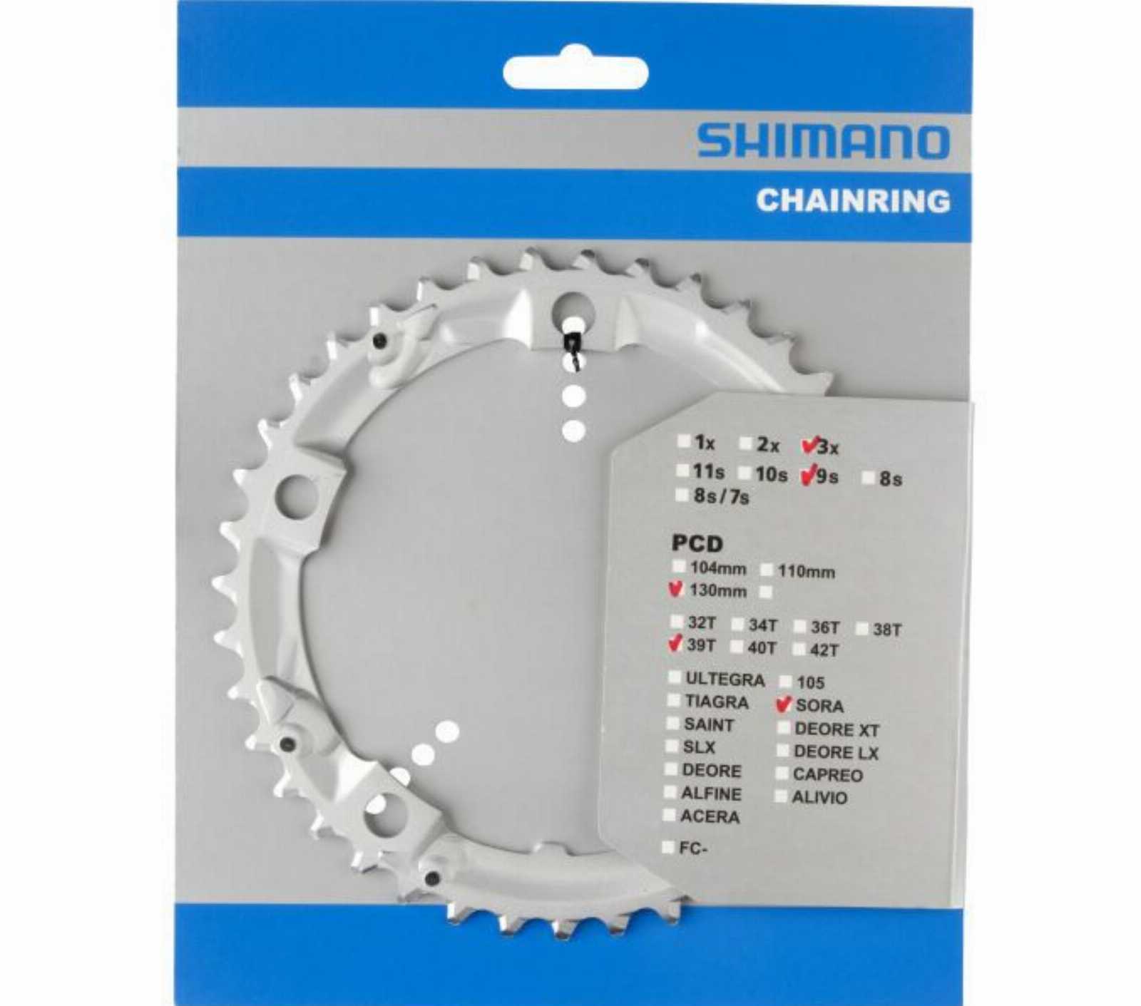 Передняя звезда Shimano Sora FC-3403 Sora 130mm 39T