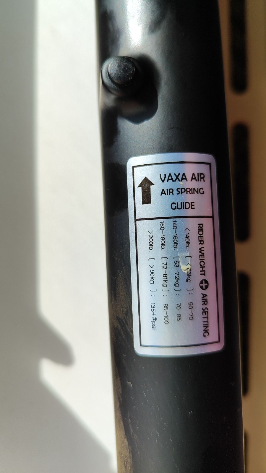 Вилка Zoom Vaxa 32 воздушка 29