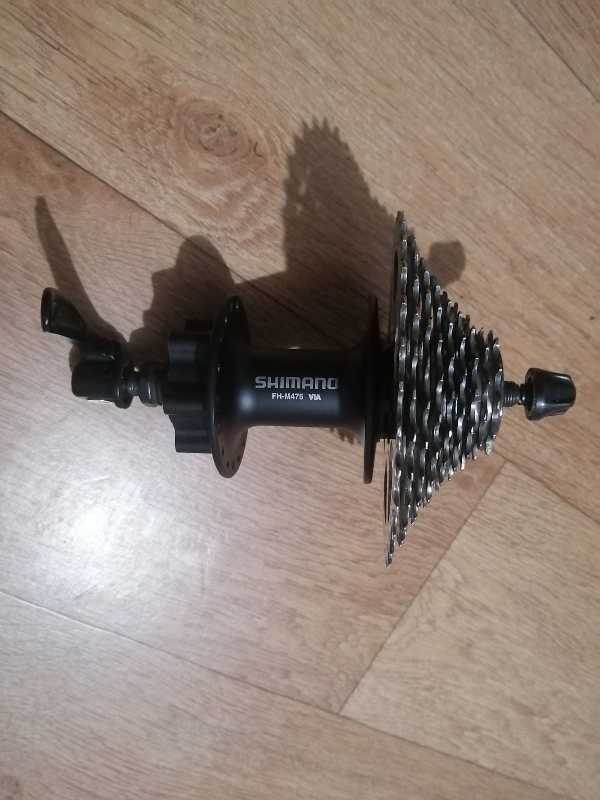 Задняя втулка shimano fh-m475 с кассетой 9 ск