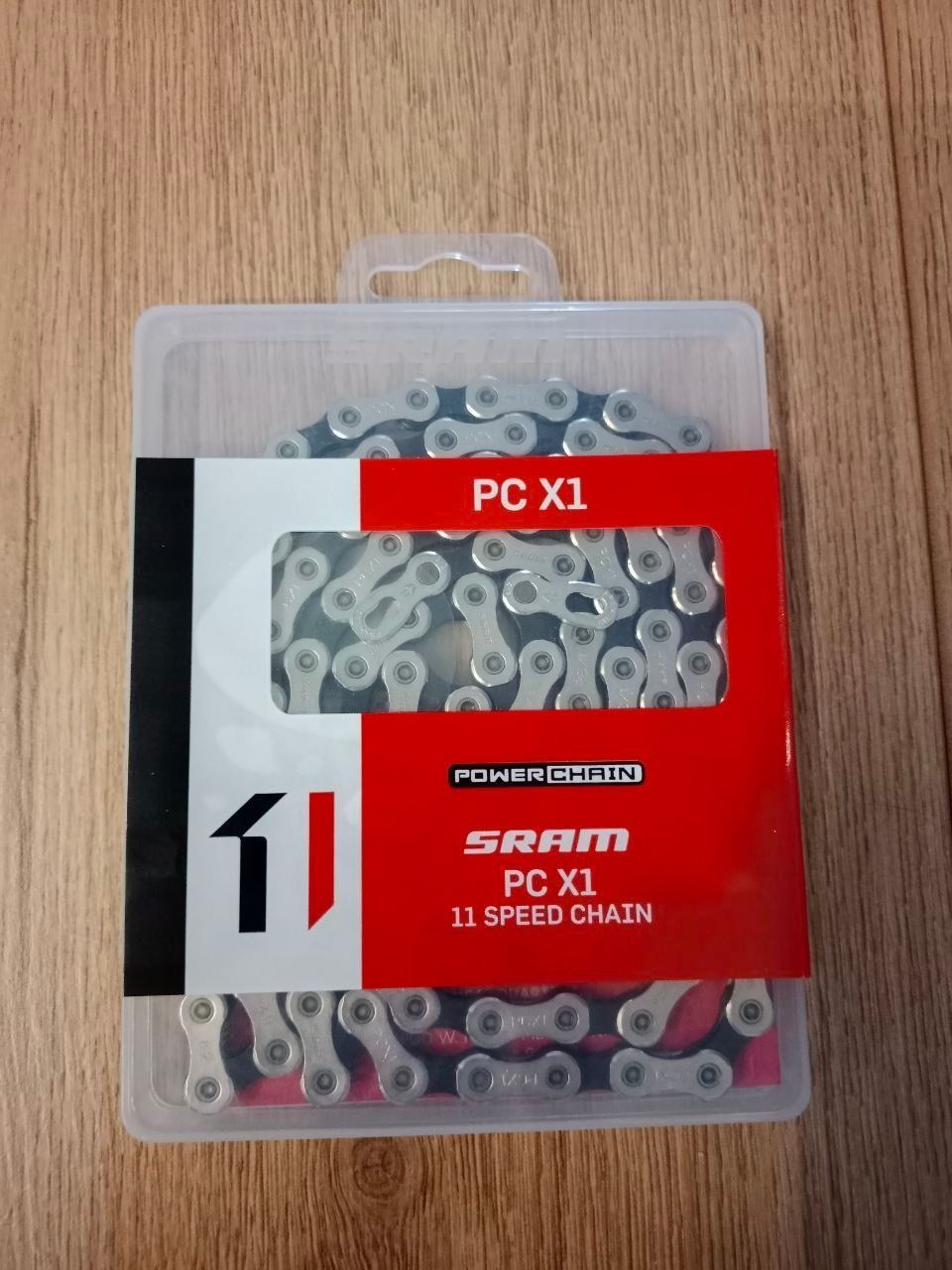 Новая цепь SRAM X1+PowerLock, 11ск, 118 звеньев