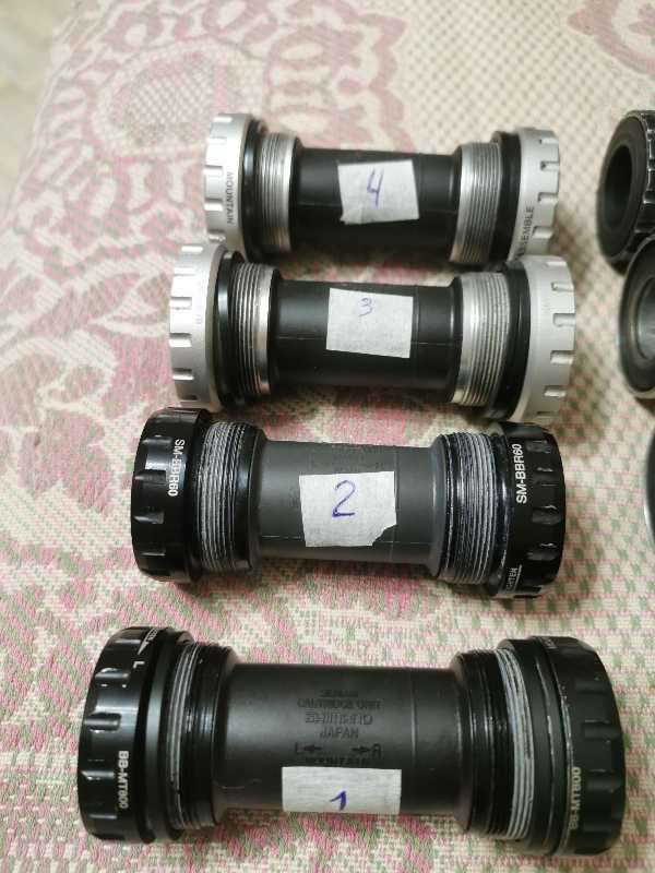 Каретки Shimano Hollowtech II