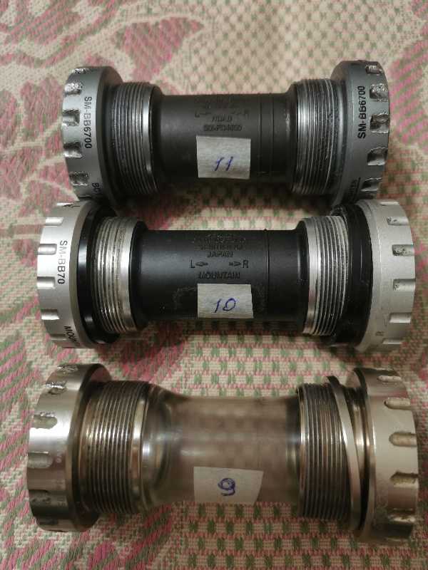 Каретки Shimano Hollowtech II