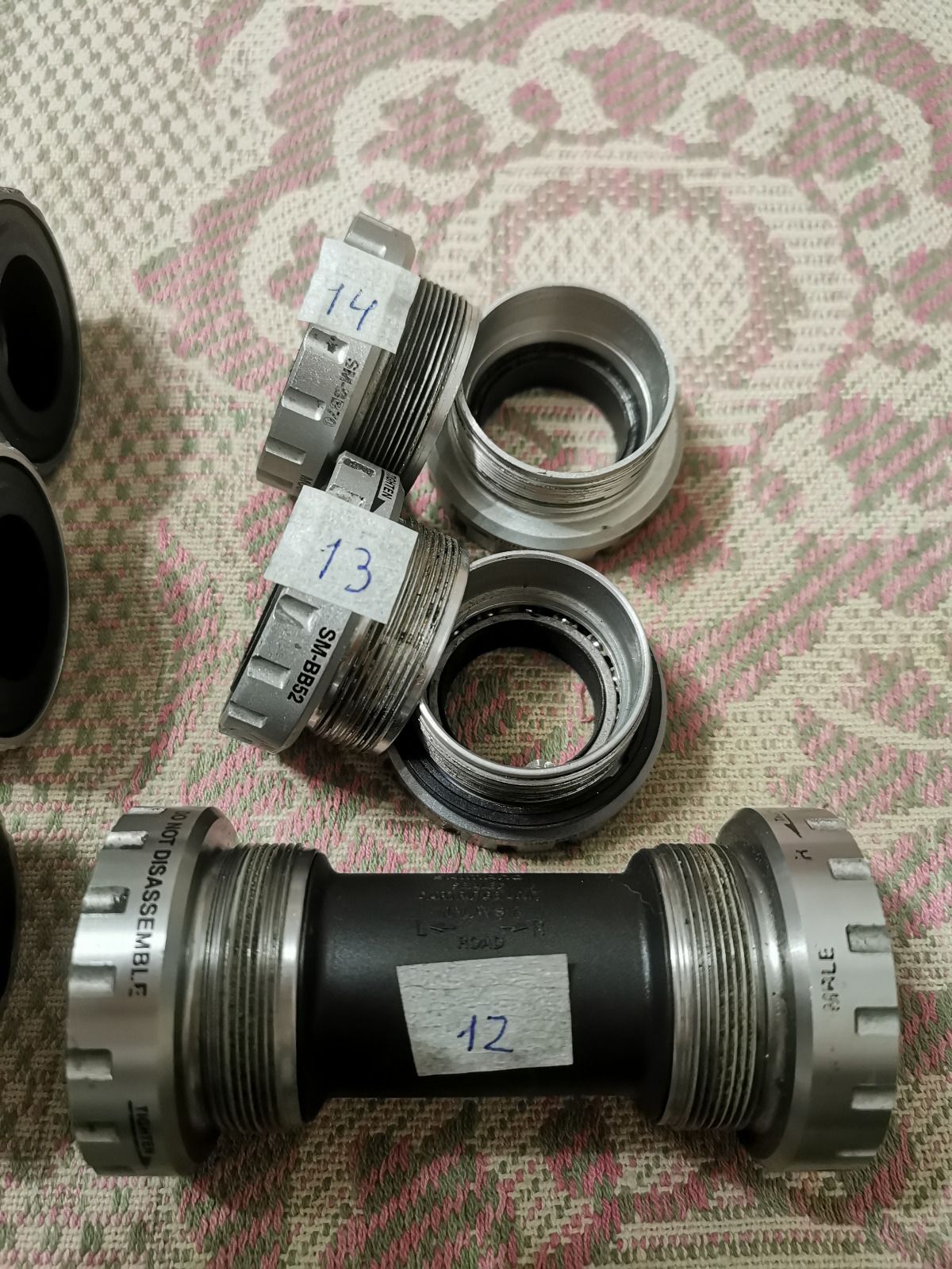 Каретки Shimano Hollowtech II