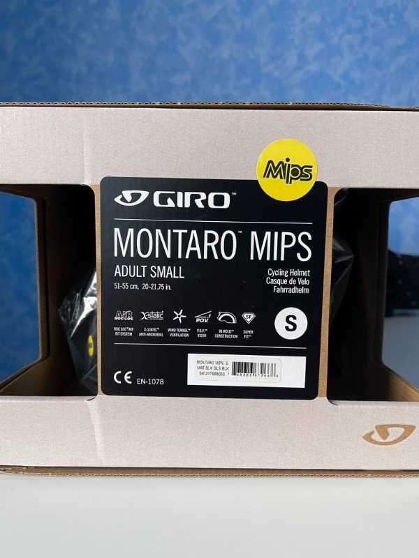Giro Montaro Mips Helmet Matte Black/Gloss Black S size