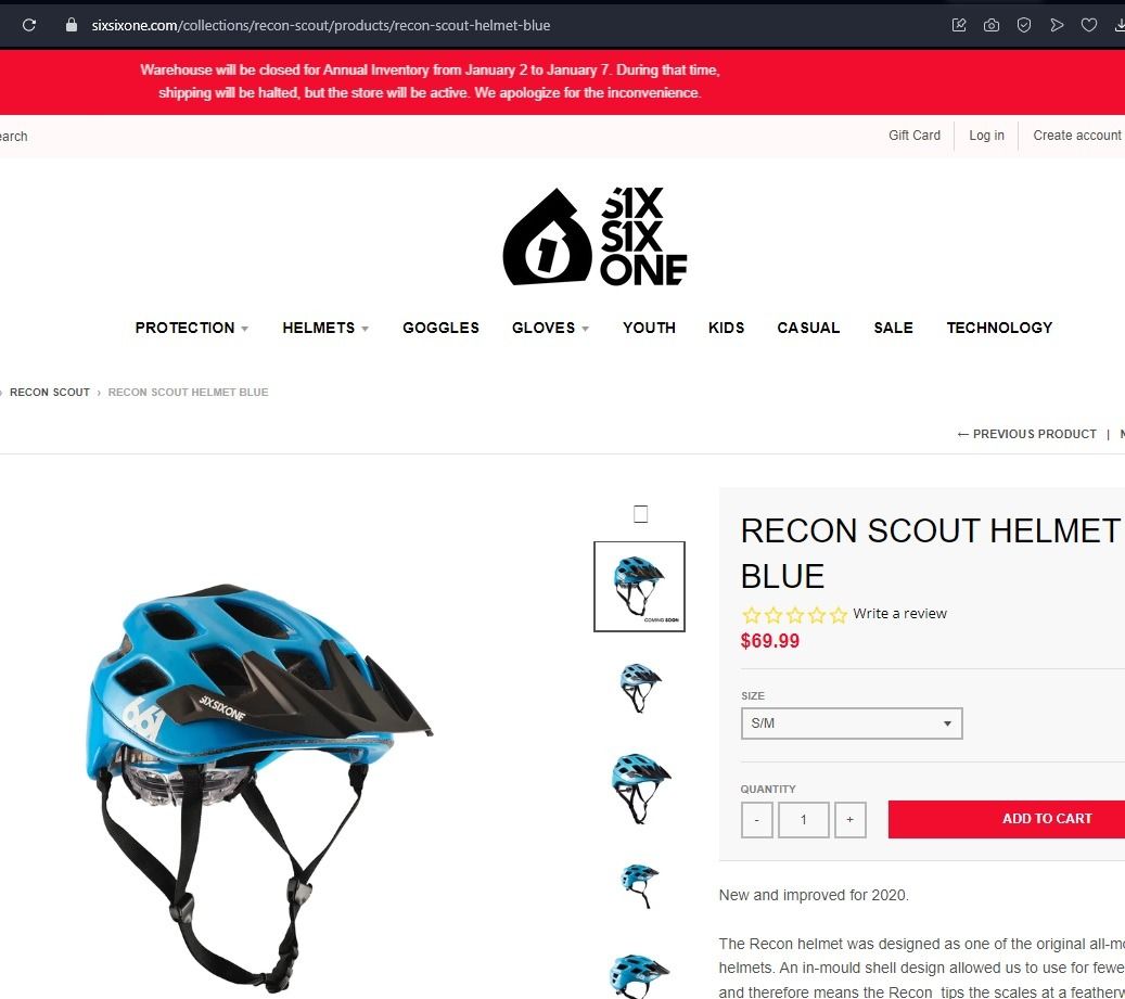 Шлем Recon Scout