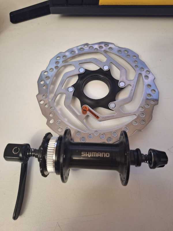 Втулки Shimano tx505, ротора Shimano SM RT10