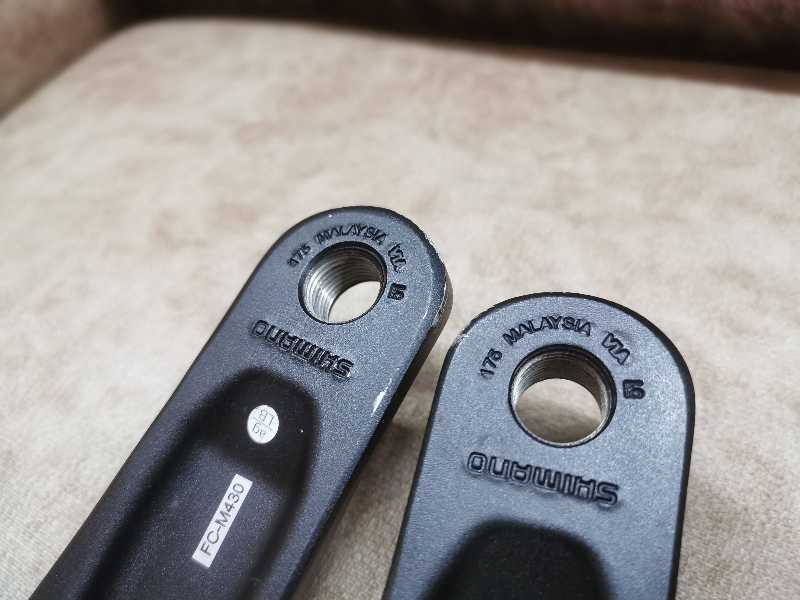 Шатуны Shimano ALIVIO квадрат и окталинк каретка