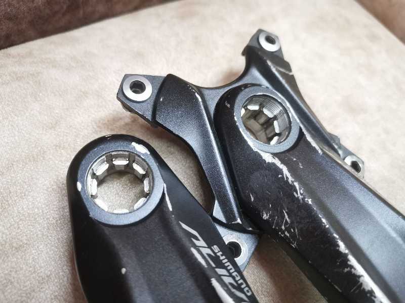 Шатуны Shimano ALIVIO квадрат и окталинк каретка