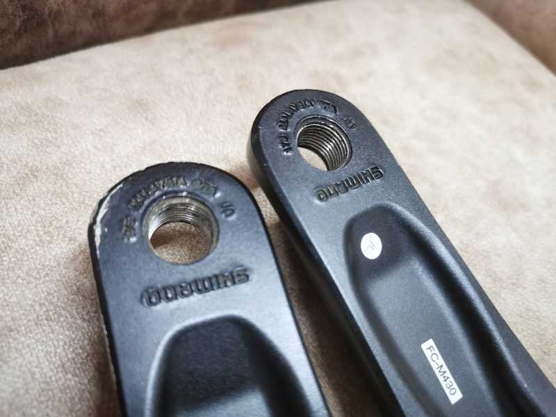 Шатуны Shimano ALIVIO квадрат и окталинк каретка