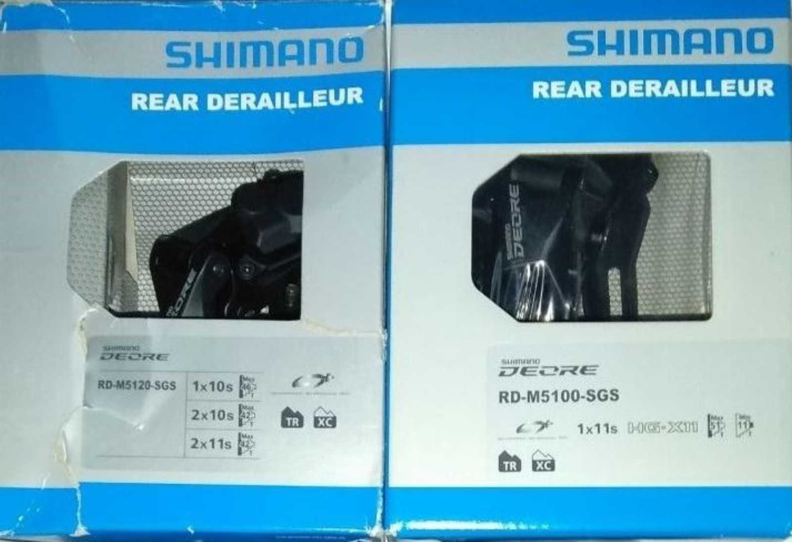 Задние переключатели Shimano deore