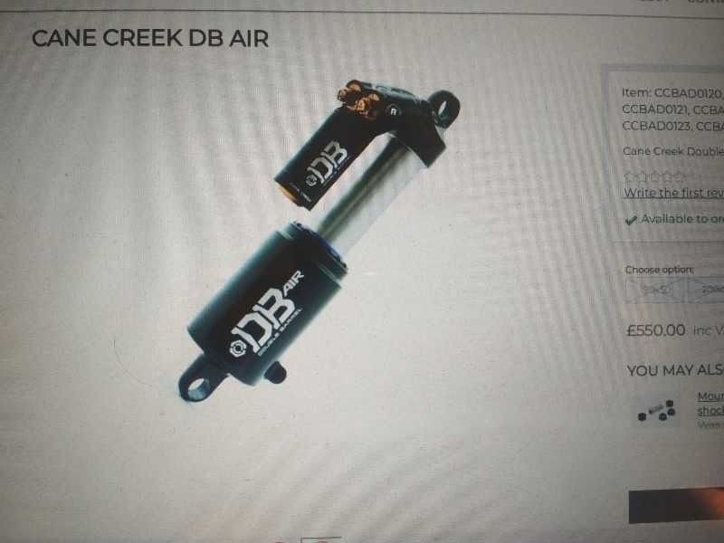 Аморты NEW CANE CREEK DB AIR 240 мм. FOX DP X2 FACTORY 230 mm