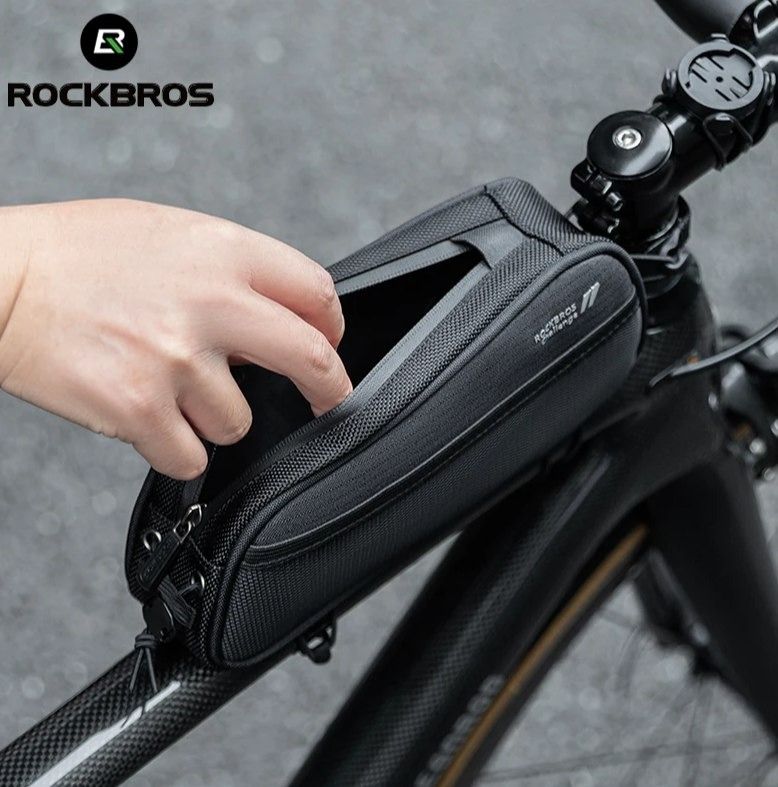 Велосумка Rockbros для телефона, повербанка и пары сникерсов