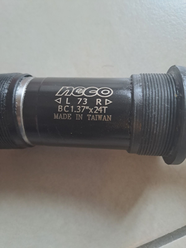 каретка Neco Bottom Bracket - BSA 73*130 mm (квадрат)