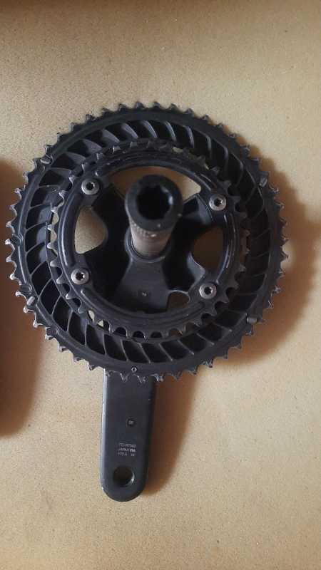 Система шатунов, звёзды shimano 105 r7000