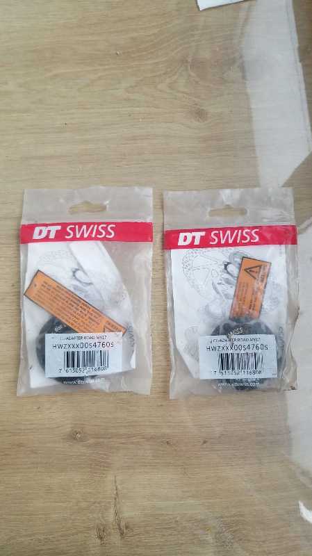 Адаптеры DT Swiss Center Lock на 6 болтов новые под диск 160мм